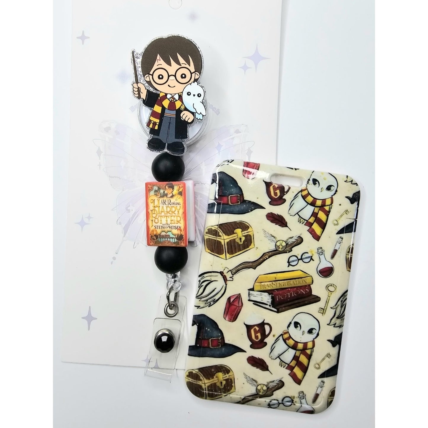 Harry Potter Themed Badge Reel & ID Holder
