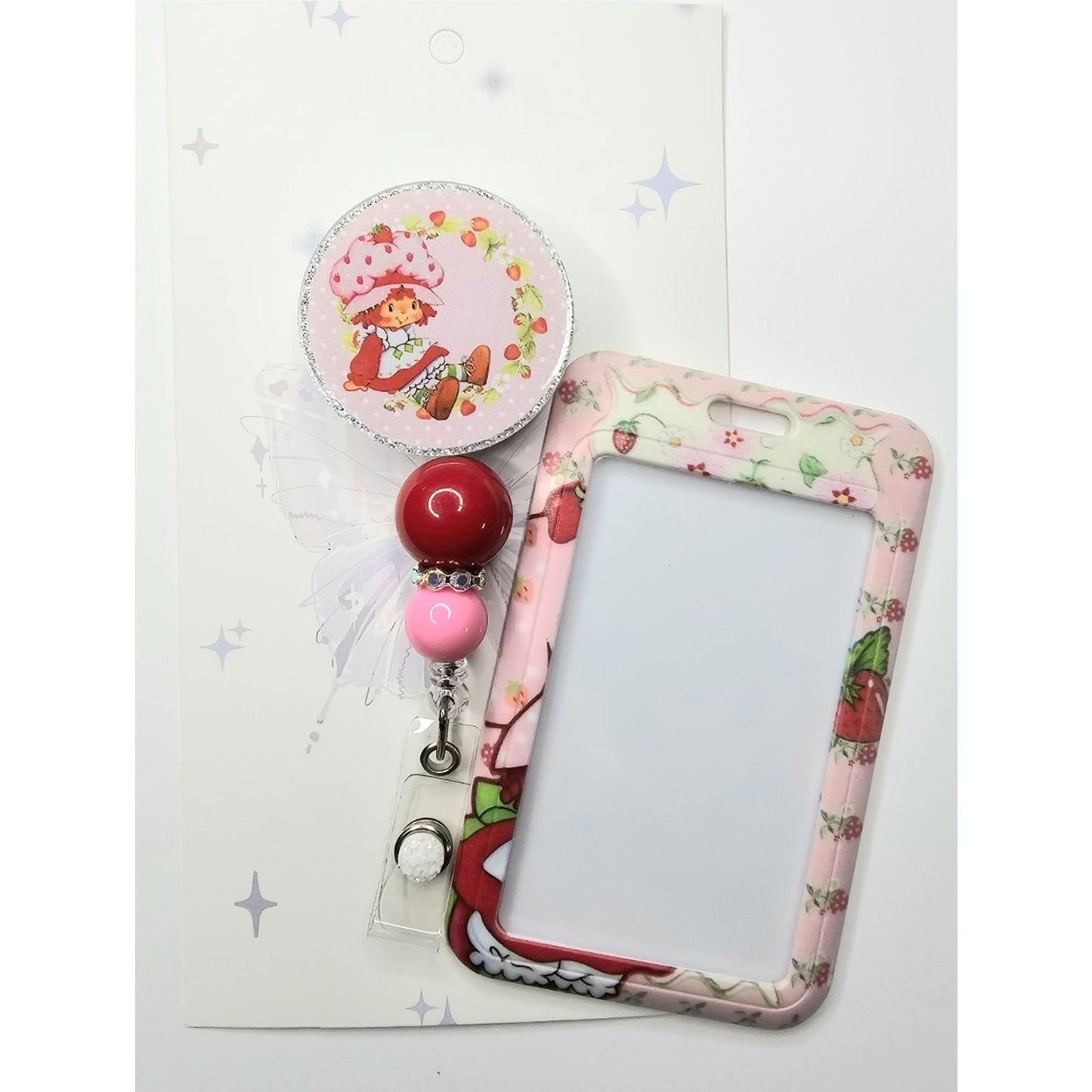 Strawberry Shortcake Badge Reel & ID Holder