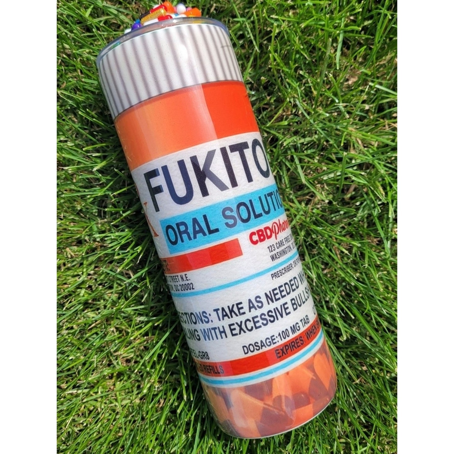 Humor Fukitol Stainless Steel 20 ounce Tumbler